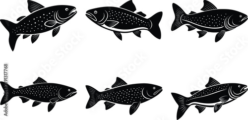 Trout Silhouette vector