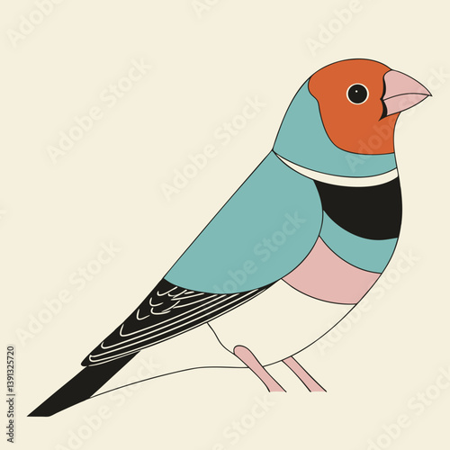 vector illustration of a bird
