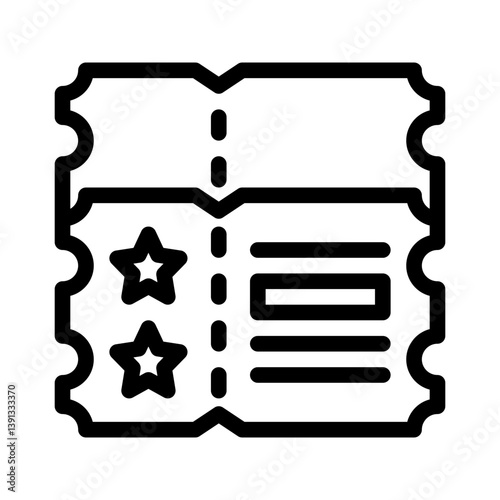ticket line icon