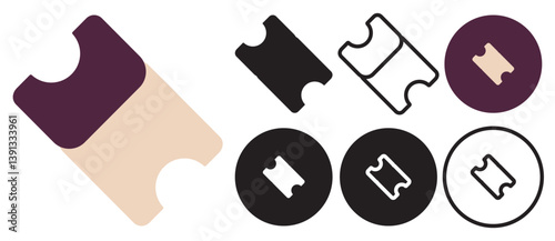 Collection of Voucher Icon for Sale Business Promotion