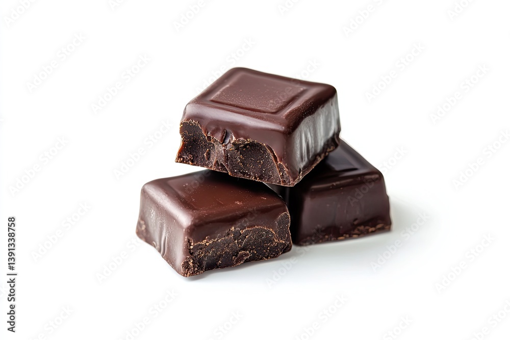 A realistic photo of Brownies, hyper-realistic, isolated on white A realistic photo of Brownies, hyper-realistic, isolated on white