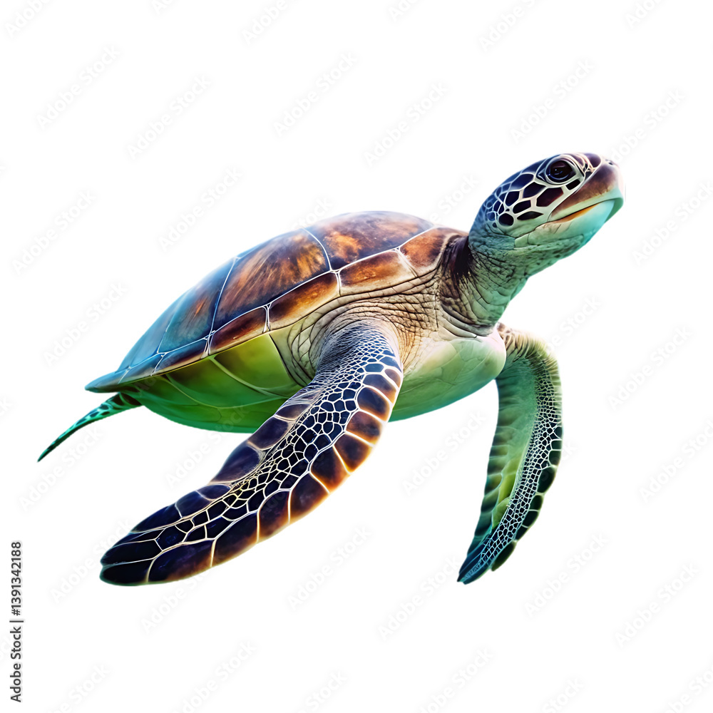 Obraz premium Green Sea Turtle Image