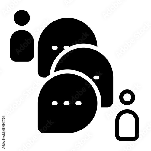 Ads icon, glyph icon style