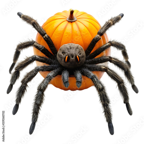 Halloween Spider Pumpkin Decor