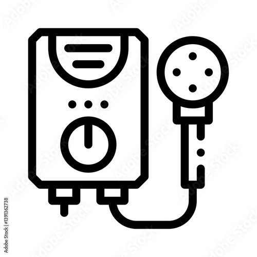 water heater line icon
