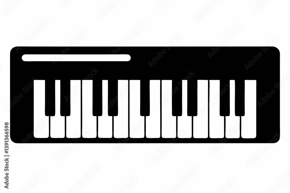 keyboard design silhouette vector illustration keyboard design silhouette vector illustration