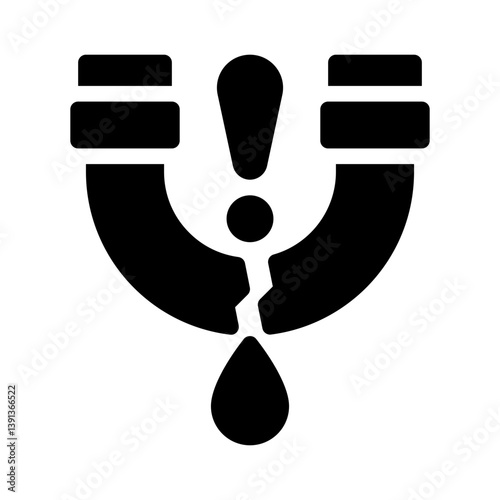 leak glyph icon