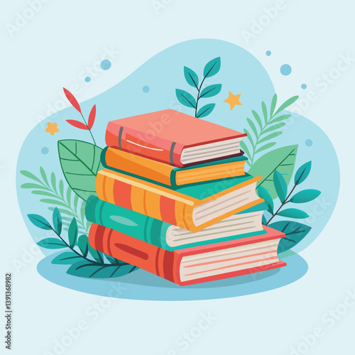 stack of books