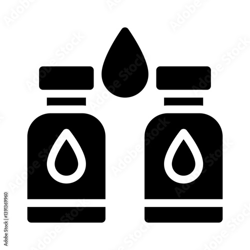 ink cartridge glyph icon