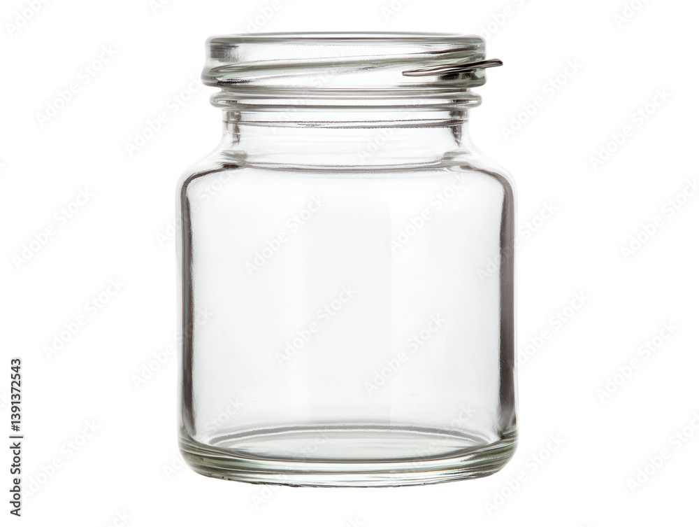 Empty glass jar cutout background for creative projects web design studio environment high-quality image Empty glass jar cutout background for creative projects web design studio environment high-quality image