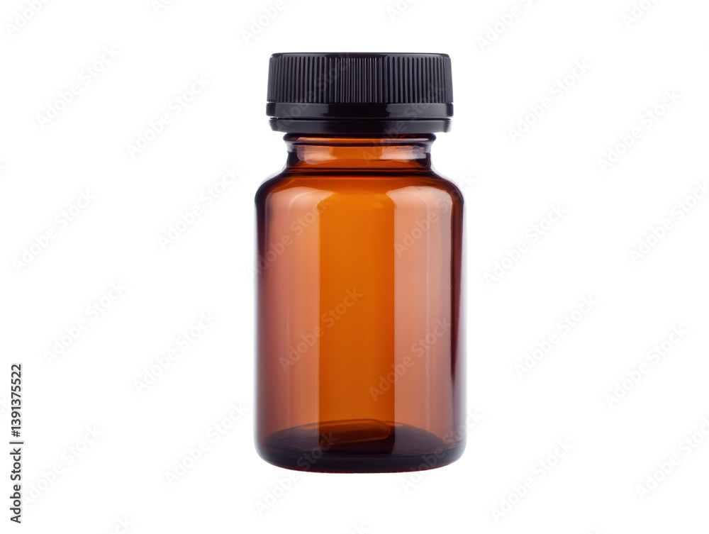 Amber glass bottle display studio setting cutout background professional photography creative showcase Amber glass bottle display studio setting cutout background professional photography creative showcase