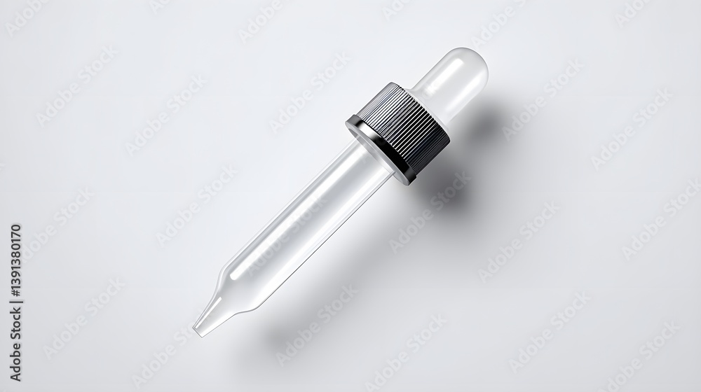 Naklejka premium Lab Dropper plastic dropper placed diagonally