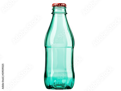 Wallpaper Mural Refreshing beverage bottle cutout background studio product photography minimalist front view beverage concept Torontodigital.ca
