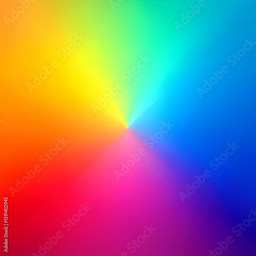 Abstract Rainbow Gradient Background. Colorful Spectrum Design