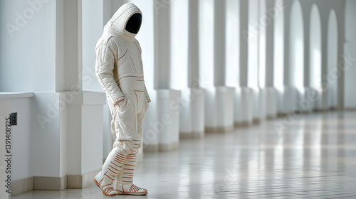Mysterious Figure in Archit...