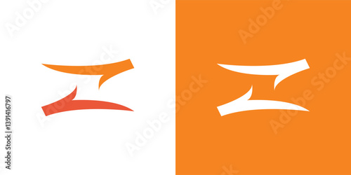 Letter z logo. Suitable for business logo, brand, interview show, podcast, quiz. Flat Vector Logo Design Template Element.