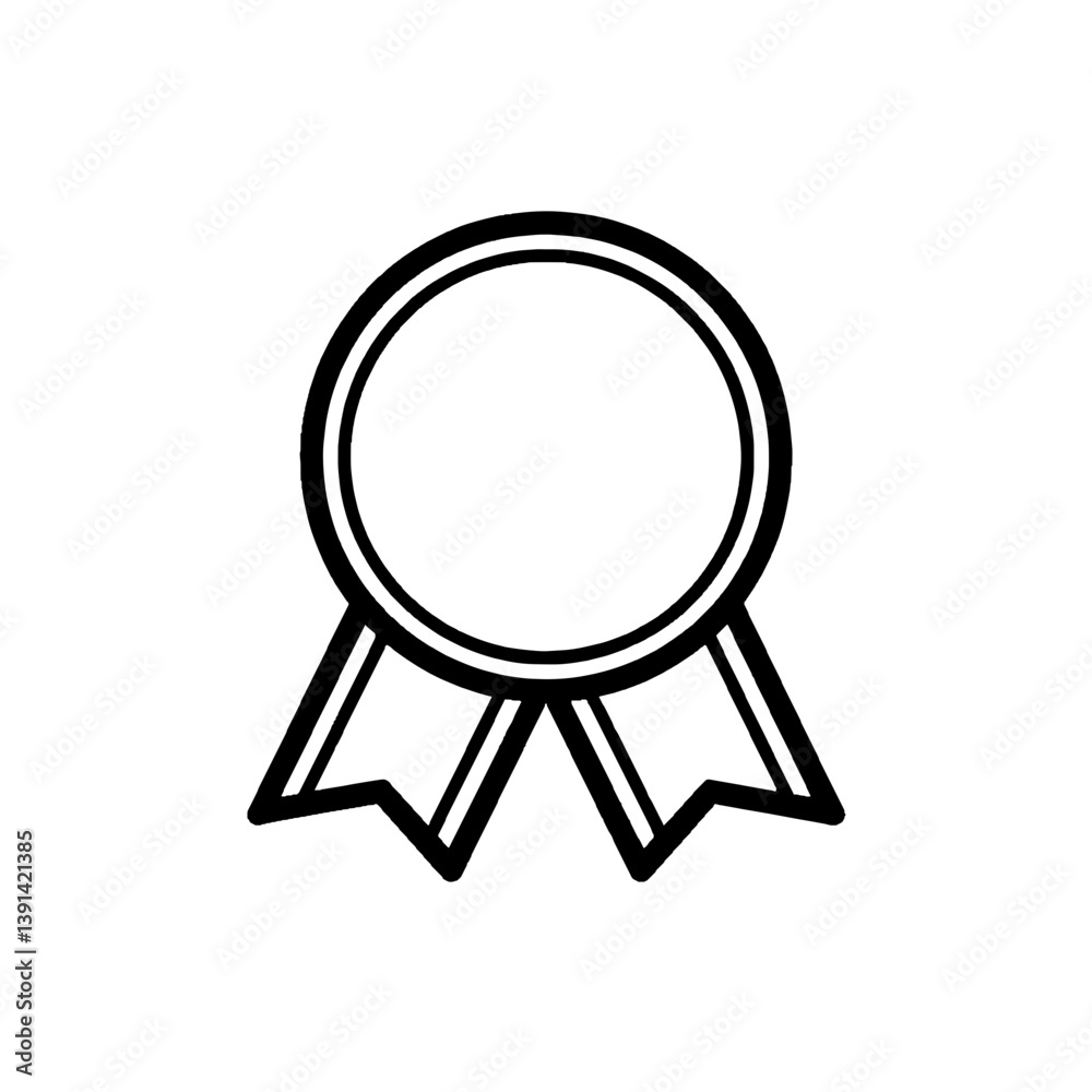 Badge Outline Vector SVG Design Badge Outline Vector SVG Design
