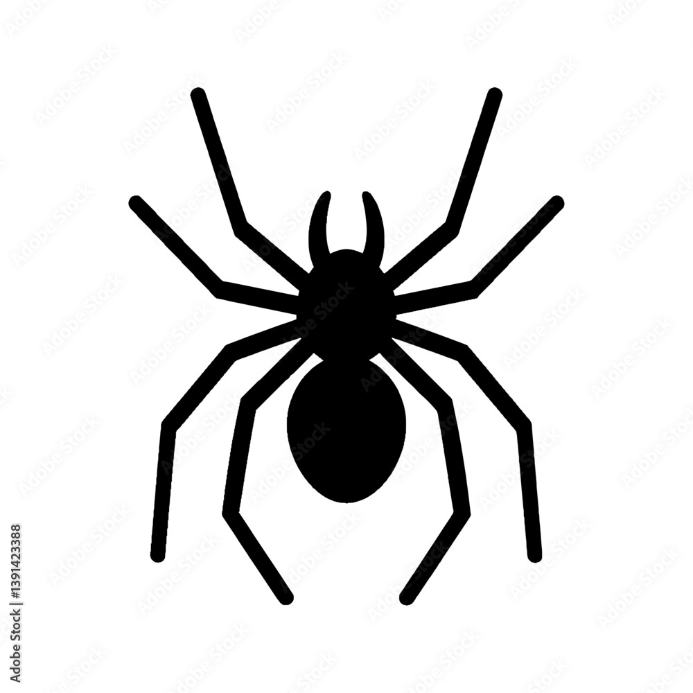 Itsy Bitsy Spider Minimalistic Outline SVG Vector, line art Itsy Bitsy Spider Minimalistic Outline SVG Vector, line art