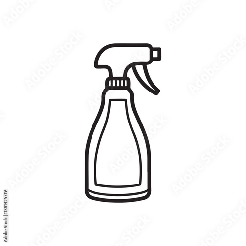 spray bottle vector