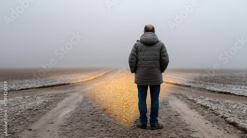 Choice Point: A lone figure...
