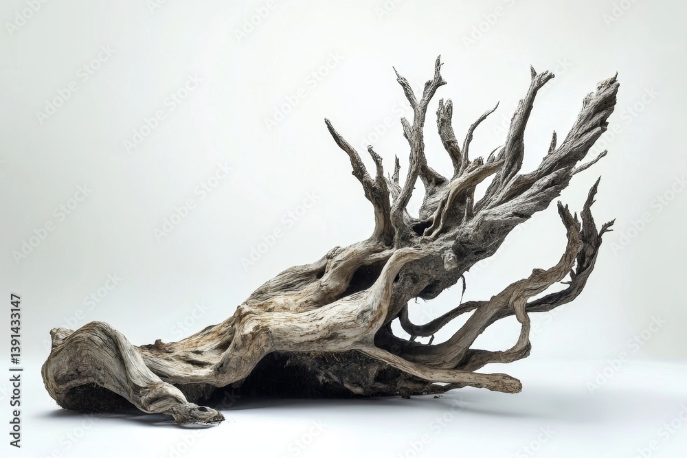 Driftwood sculpture, intricate design Driftwood sculpture, intricate design