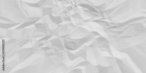 White crumpled paper background texture pattern overlay. wrinkled high resolution arts craft and Seamless white crumpled paper.	