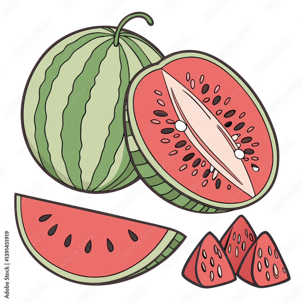 Morango suculento, saboroso, fresco, vermelho com talo verde, . Efeito de splash, gotas e água. Fruta.  