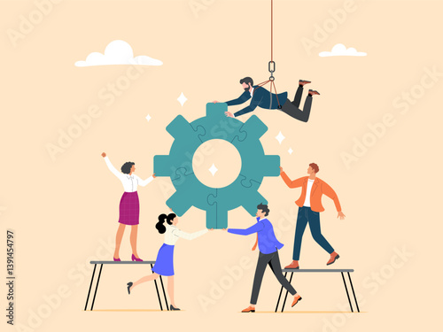 Employee engagement and team strategy to help the organization's idea succeed