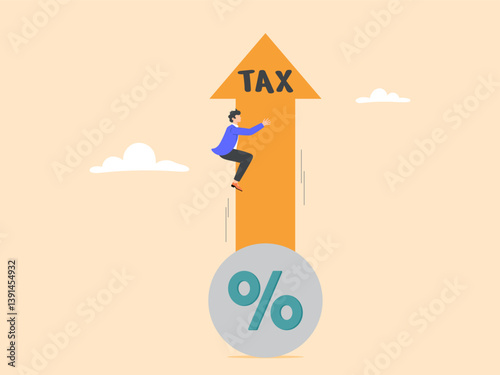 Higher tax rates mean that taxpayers will bear a higher share of the tax burden