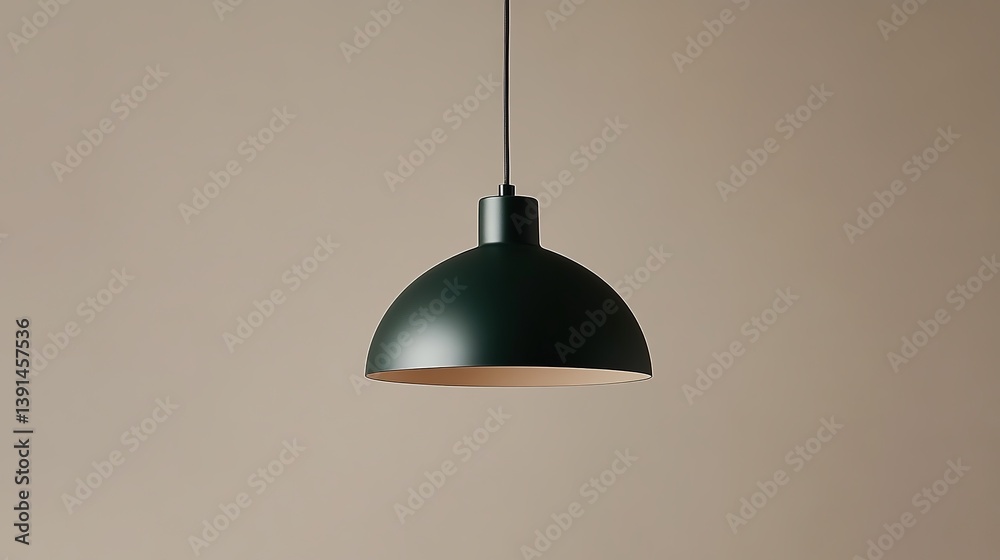 Sleek Modern Dome-Shaped Pendant Light Sleek Modern Dome-Shaped Pendant Light