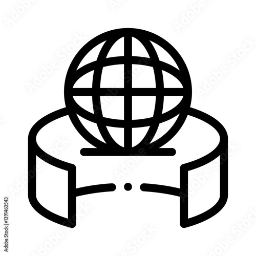 virtual environment line icon