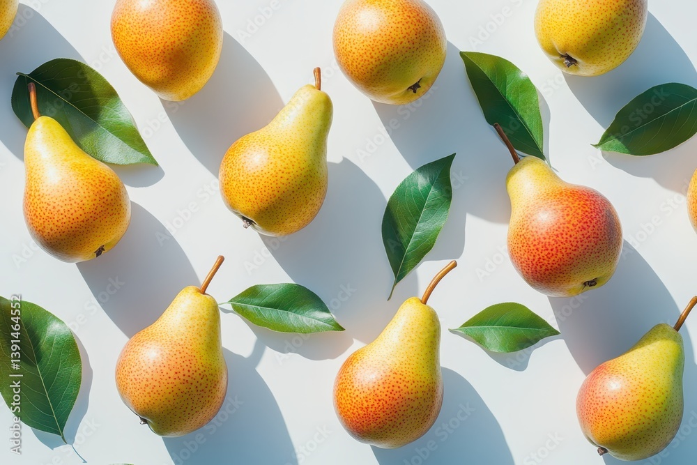 Obraz premium pears isolated on white background