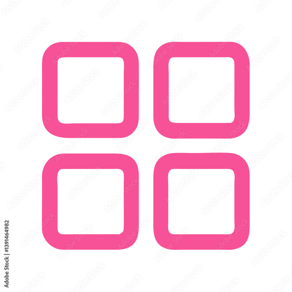 App Grid Icon for Menu or Dashboard Icon Design App Grid Icon for Menu or Dashboard Icon Design