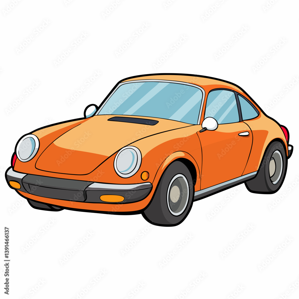 Fototapeta premium red sports car