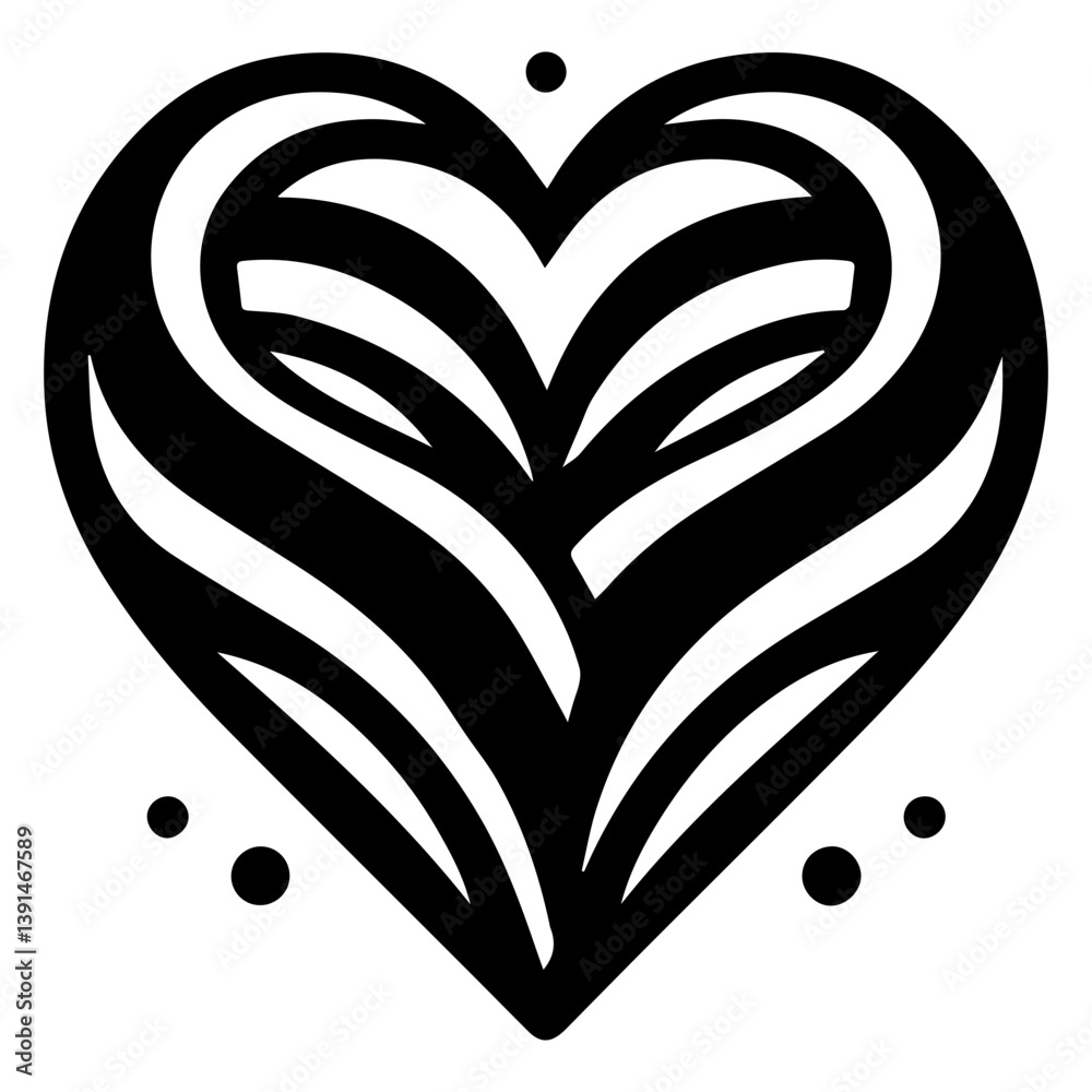 Obraz premium Compassion shield arc of radiance heart bonds