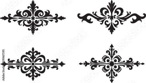 Collection of Royal Crown Silhouettes"