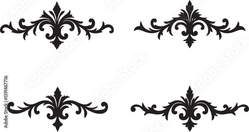 Collection of Royal Crown Silhouettes"
