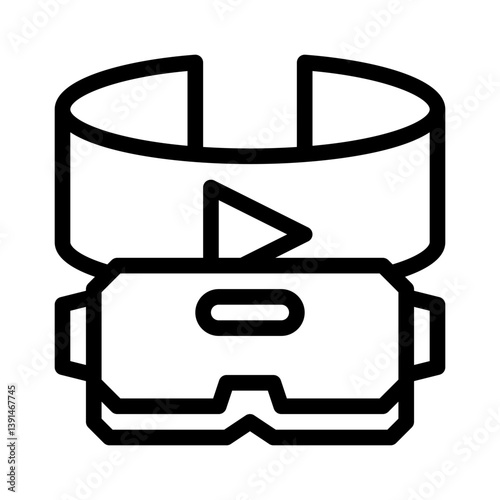 cinematic line icon