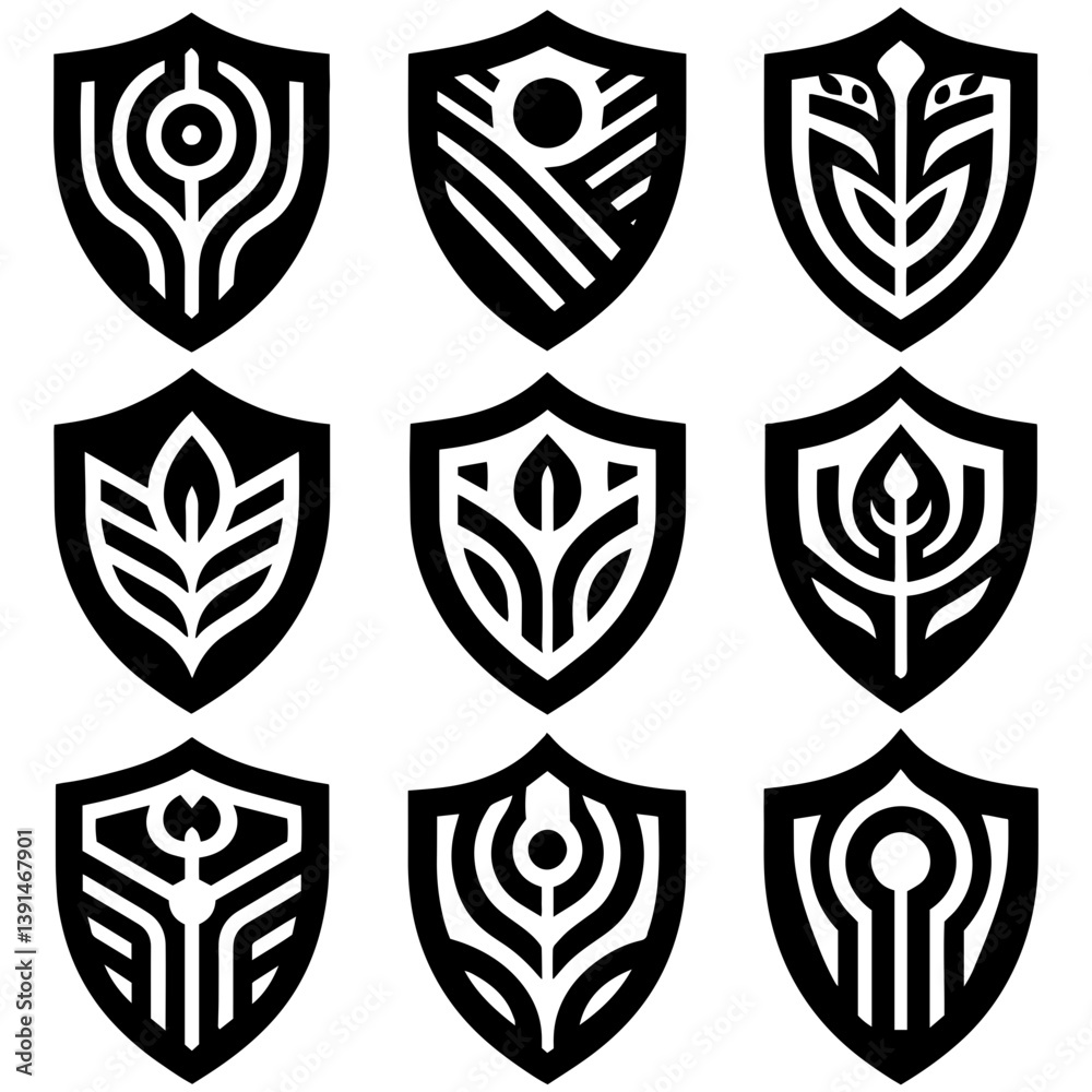 Fototapeta premium Shield of flourishing infinite bond radiance