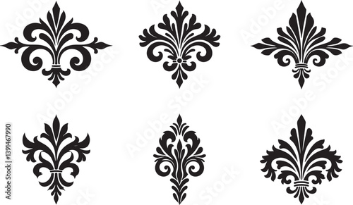 Collection of Royal Crown Silhouettes"