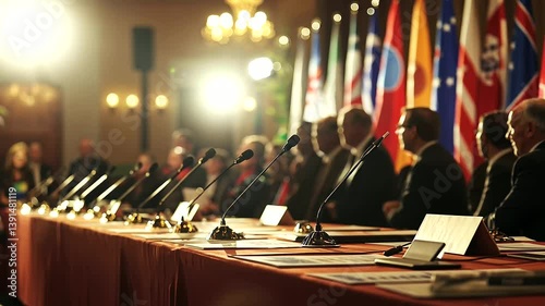 Trade Agreement Signing Ceremony Under Media Spotlight