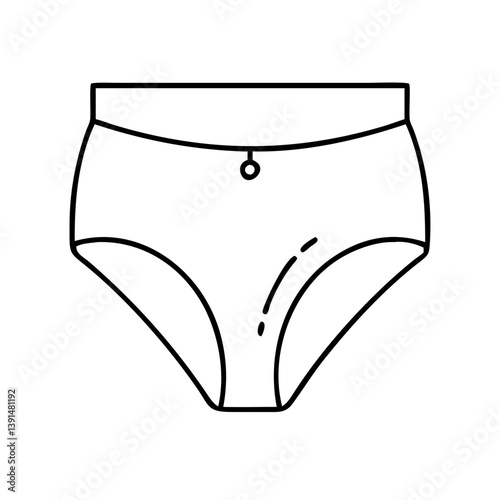 pa nty icon, pa nty line art - simple line art of pa nty, perfect for pa nty logos and icons