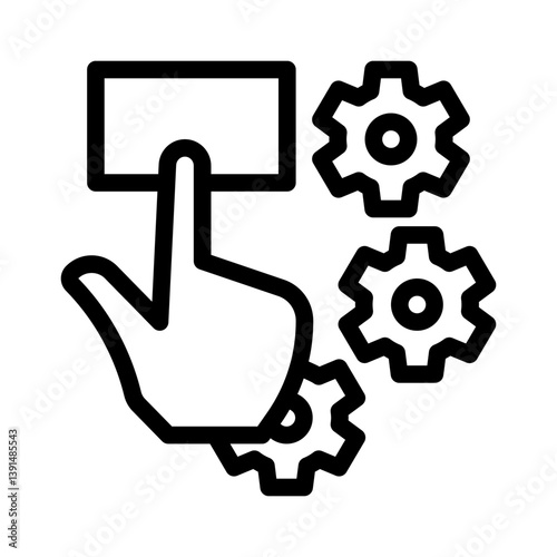 resources line icon