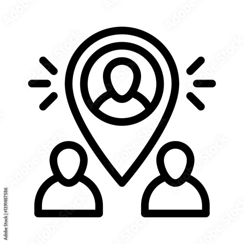 location line icon