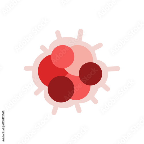 cancer cell spread. cancer disease concept