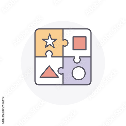 MAT vector icon stock illustration
