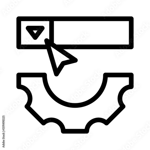 settings line icon