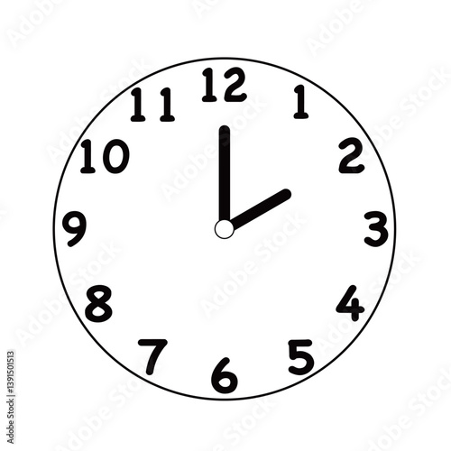 掛け時計　2時