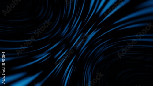 Fluid Blue Texture Wavy Line Animation in Seamless Motion Loop