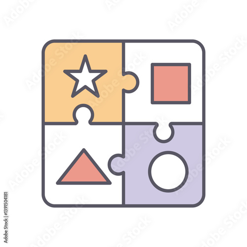 MAT vector icon stock illustration